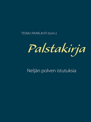 cover image of Palstakirja